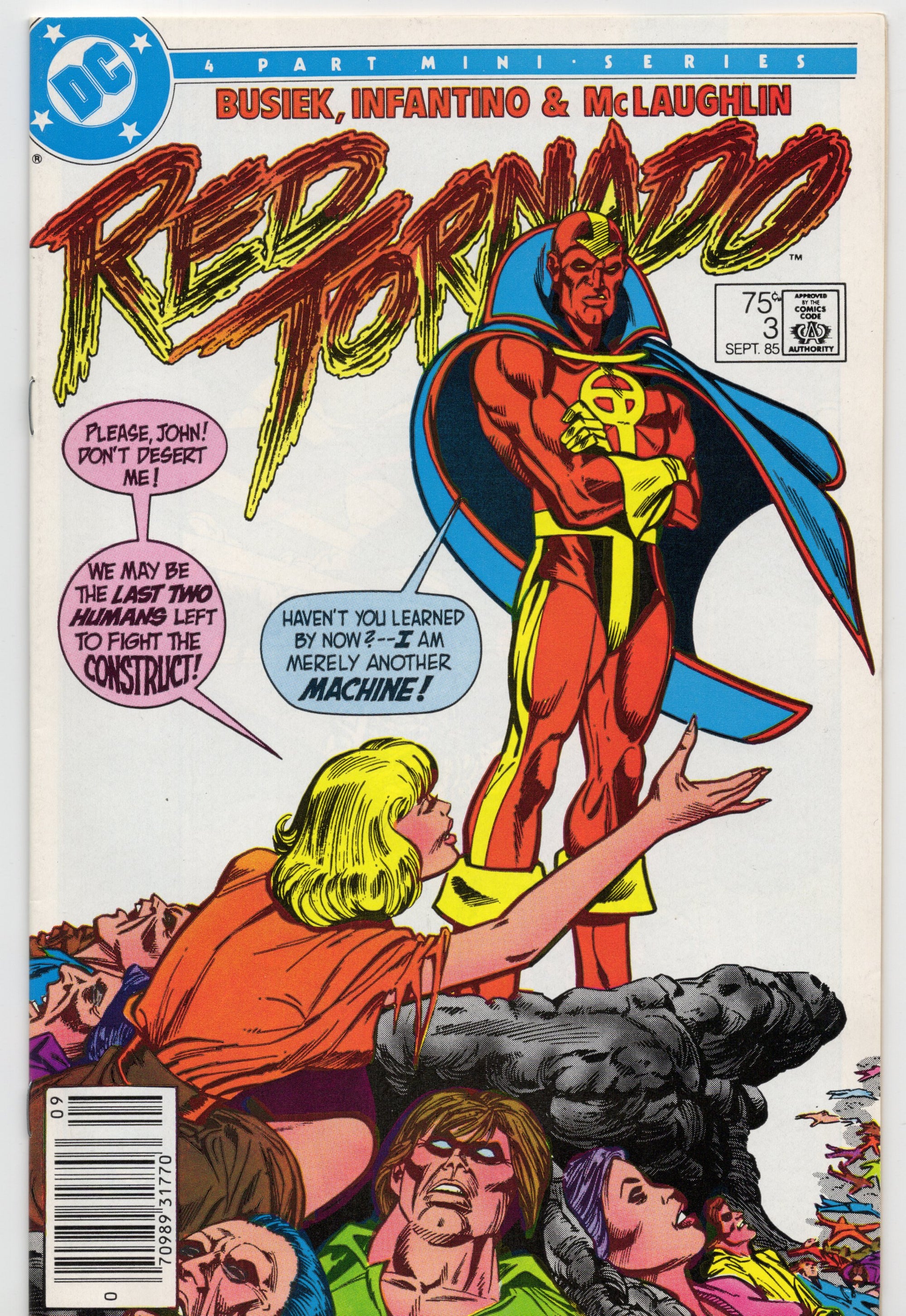 Red Tornado #3 (Newsstand Variant)