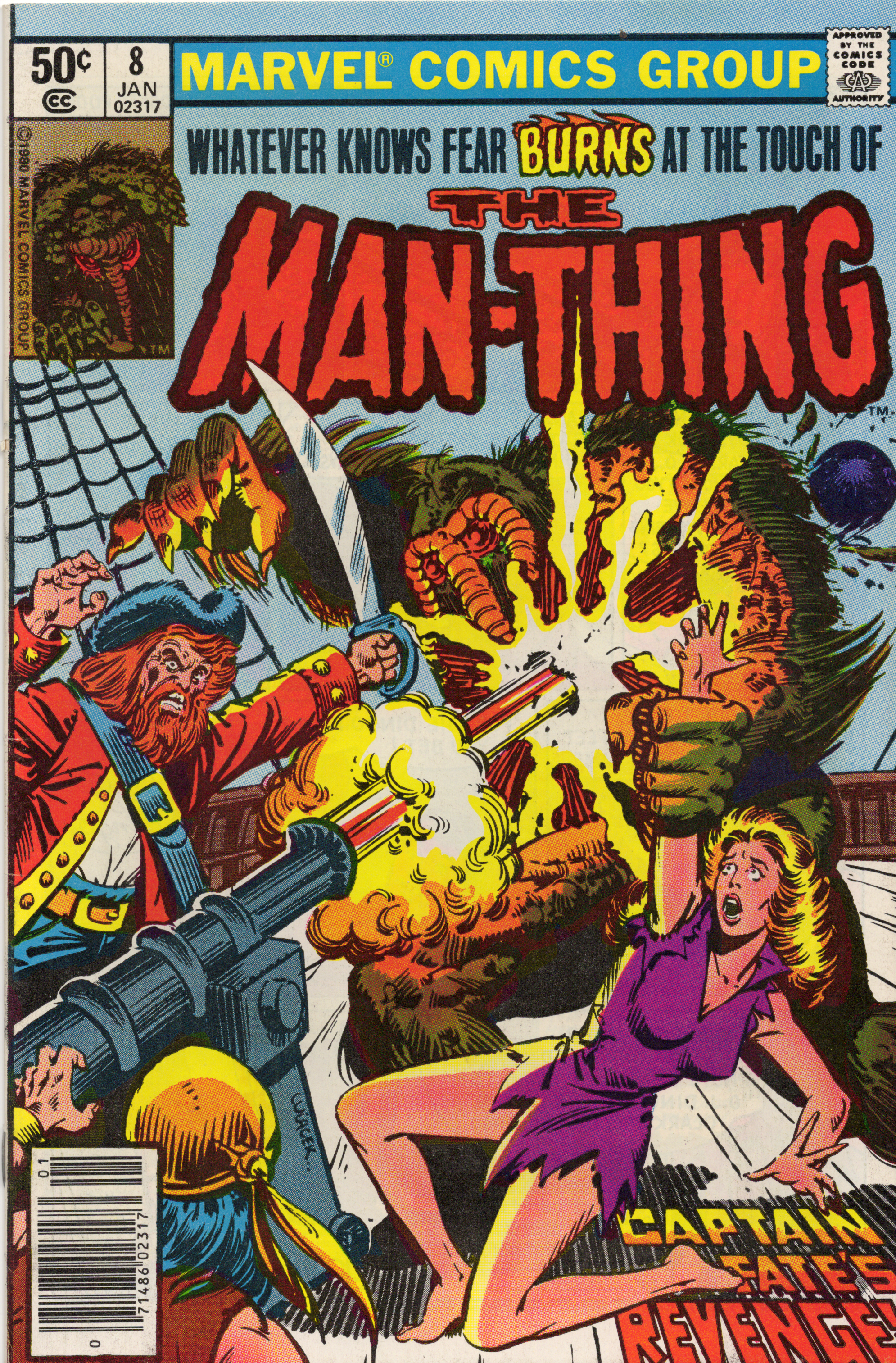 Man-Thing Vol.2 #8 (Newsstand Edition)