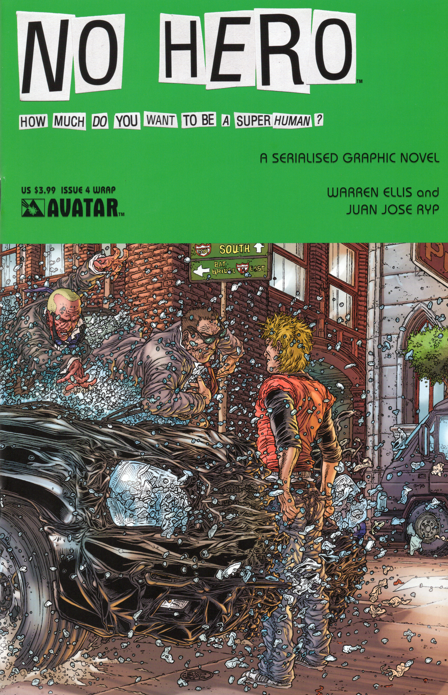 No Hero #4 (Wrap Variant)