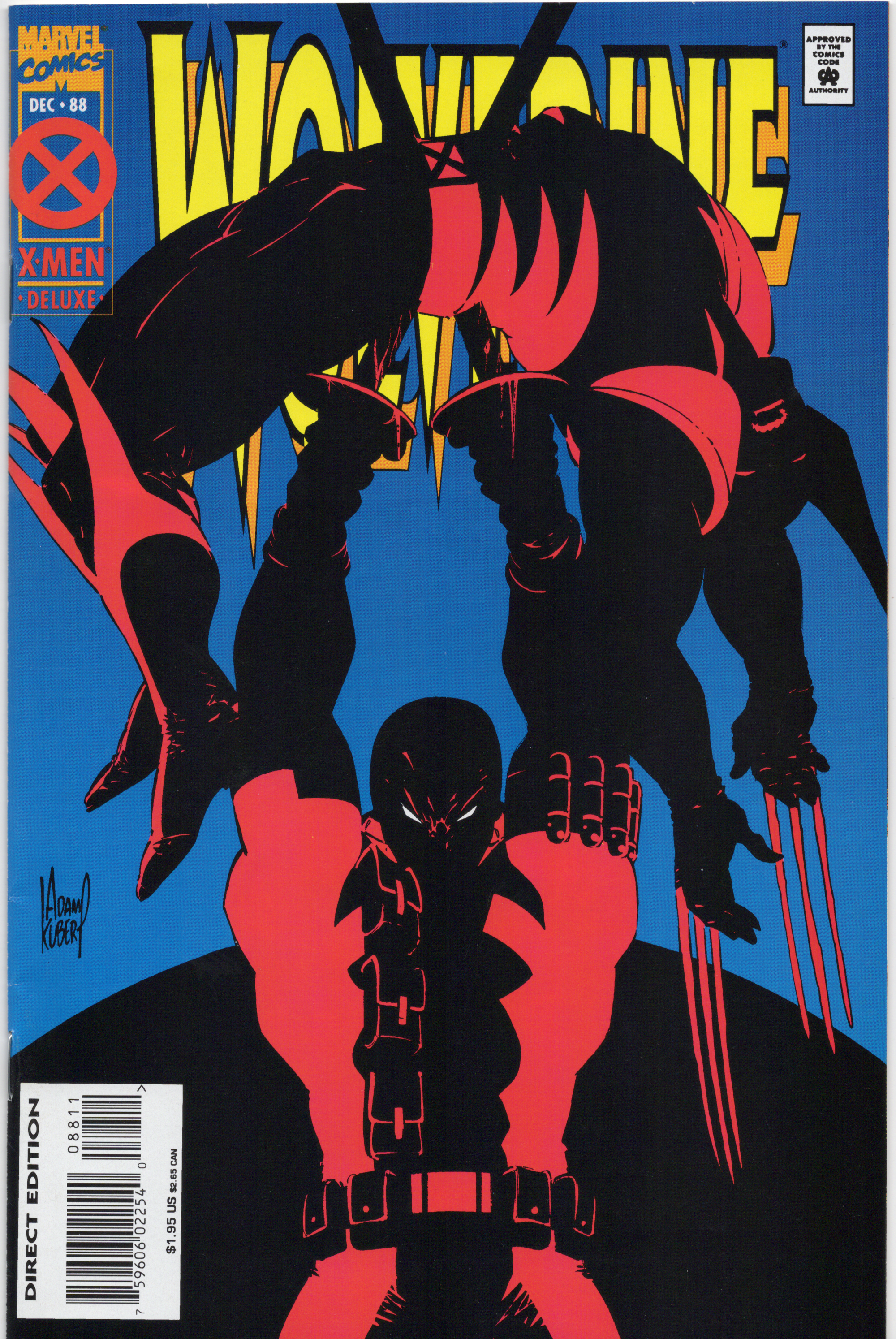 Wolverine 88 volume 1 comic book, front view