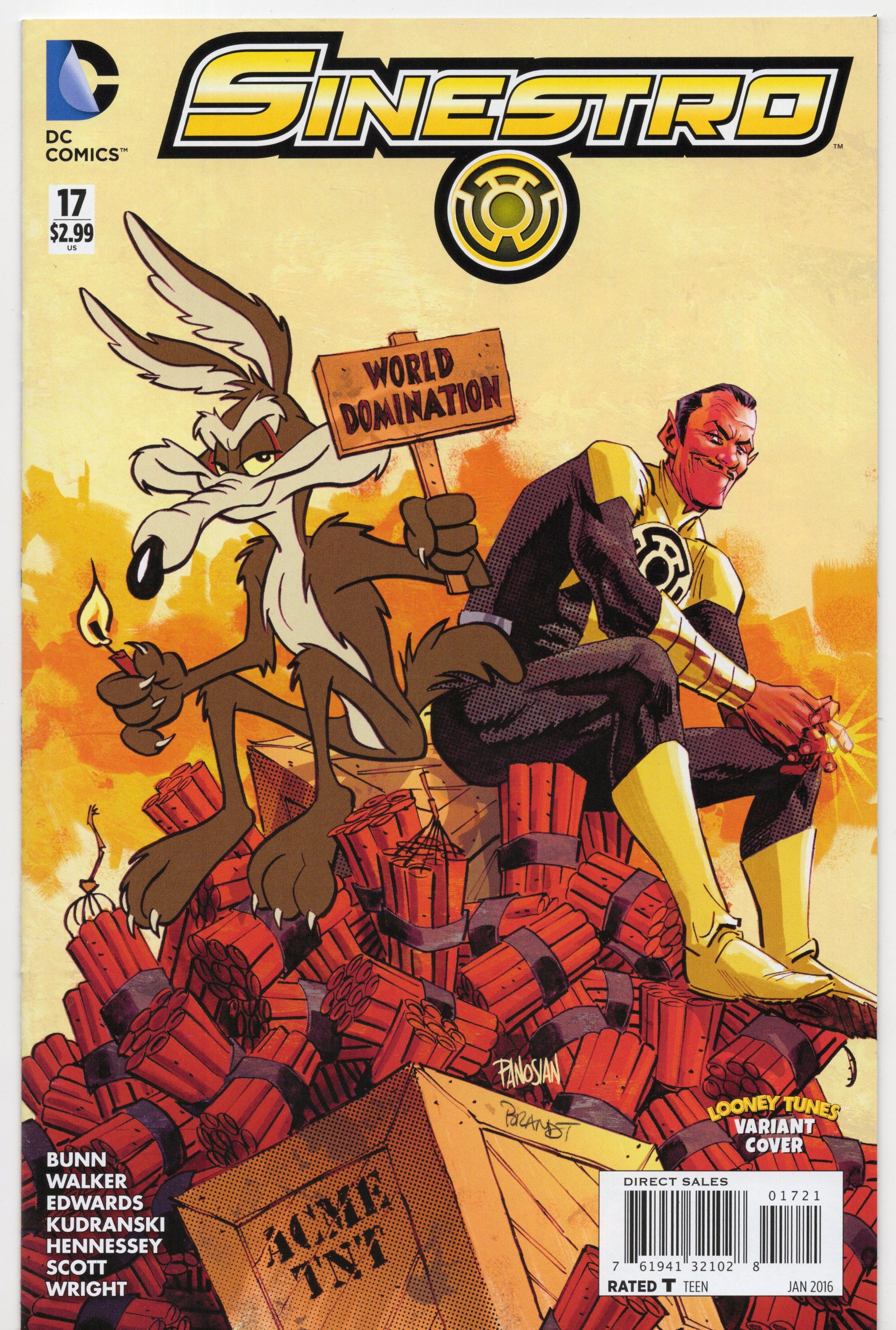 Sinestro #17 (Looney Tunes variant)