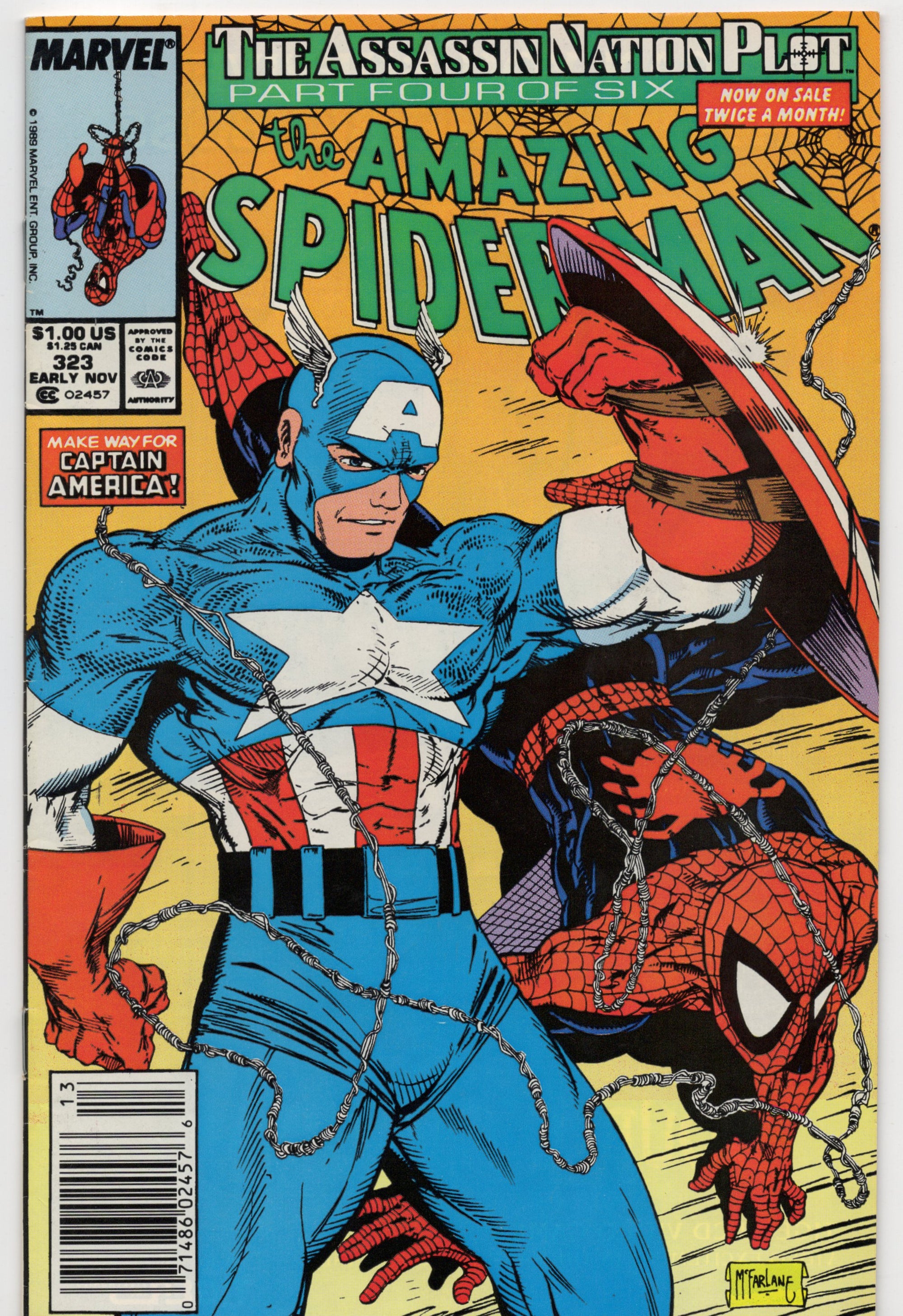 Amazing Spider-Man #323 (Newsstand Variant)