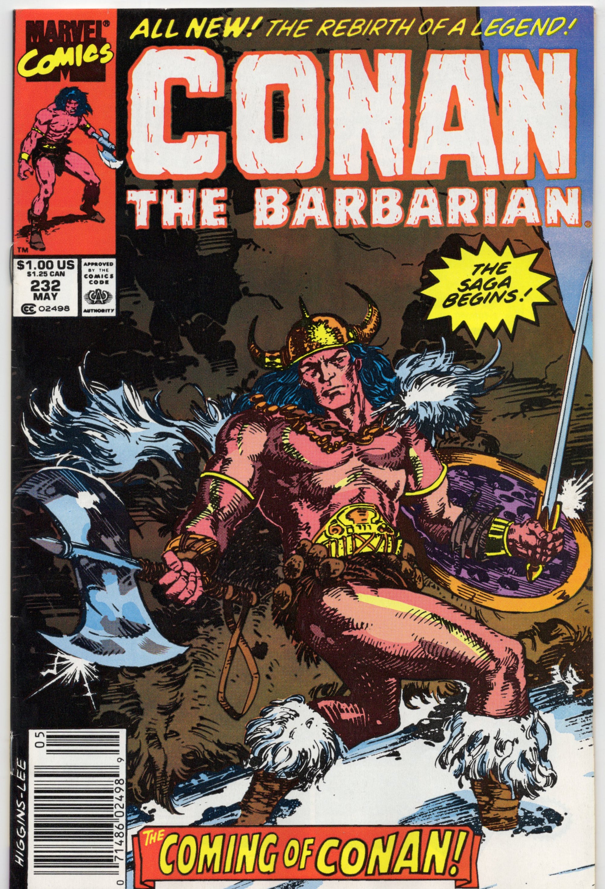 Conan the Barbarian #232 (Newsstand Variant)