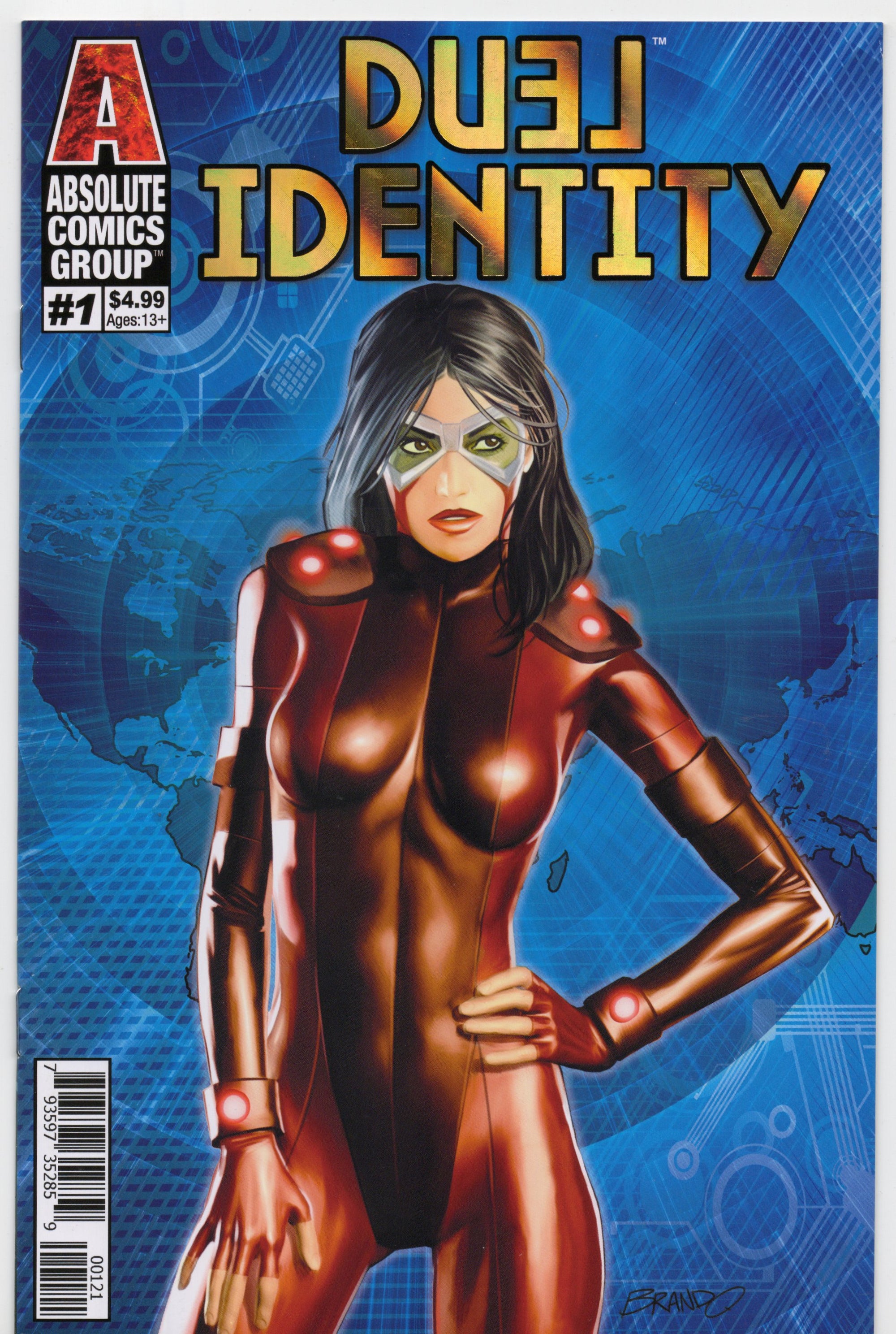 Duel Identity #1 (Holographic Gold Foil Variant)