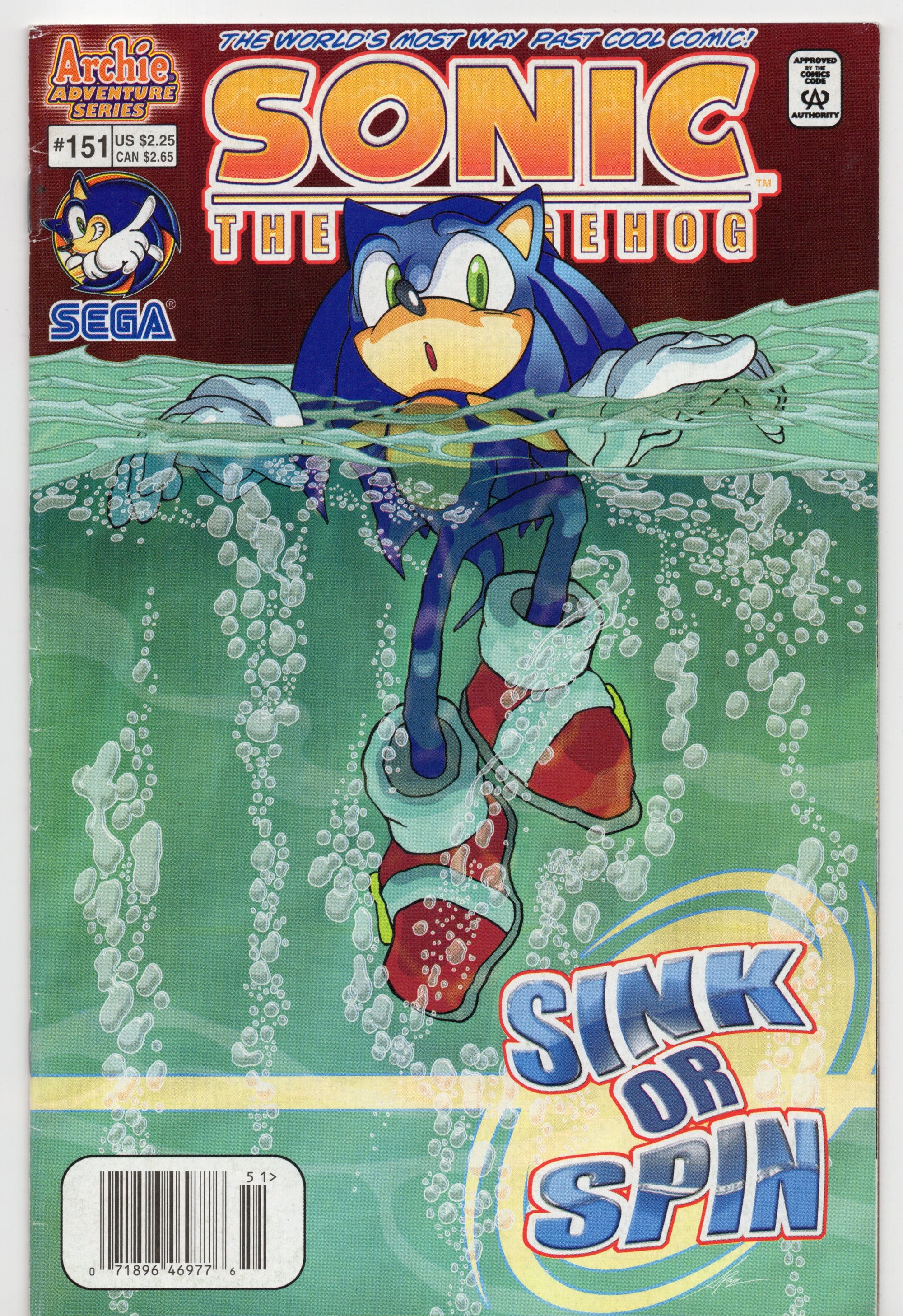 Sonic the Hedgehog #151 (Newsstand Variant)