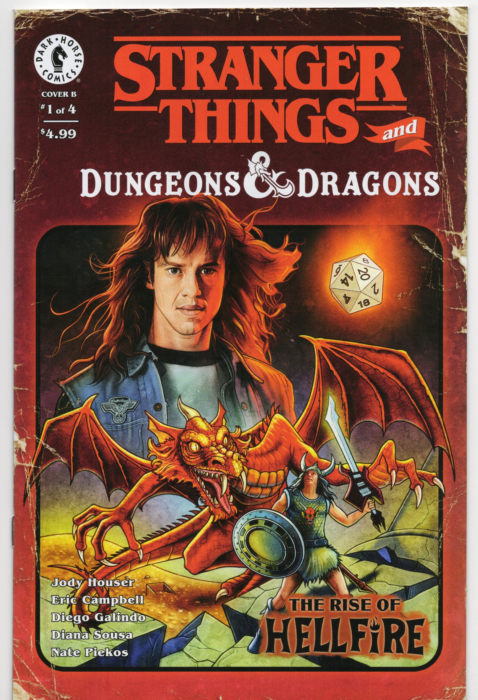 Stranger Things and Dungeons & Dragons: The Rise of Hellfire #1 (Kyle Lambert Variant)