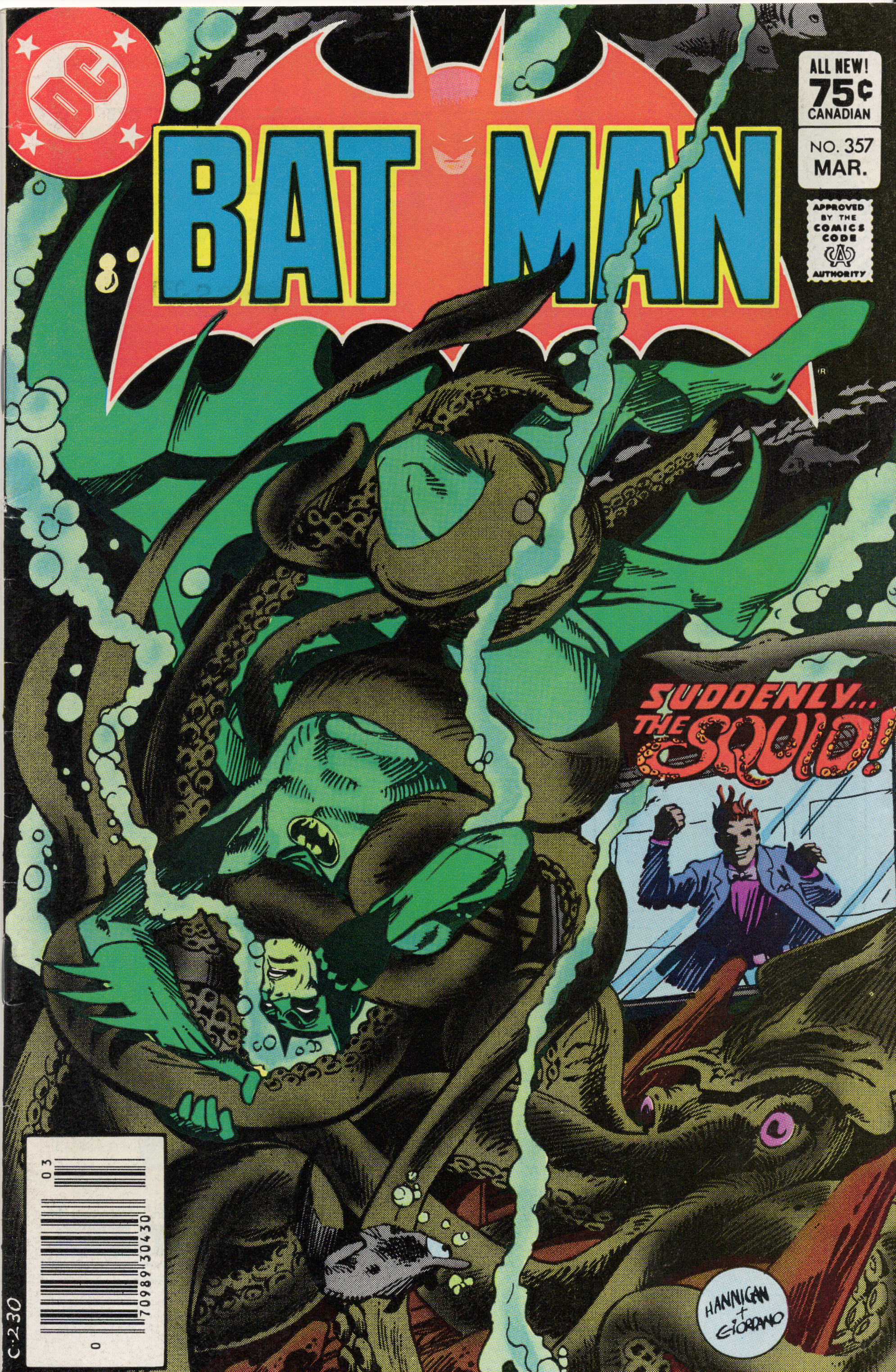 Batman issue 357, front cover