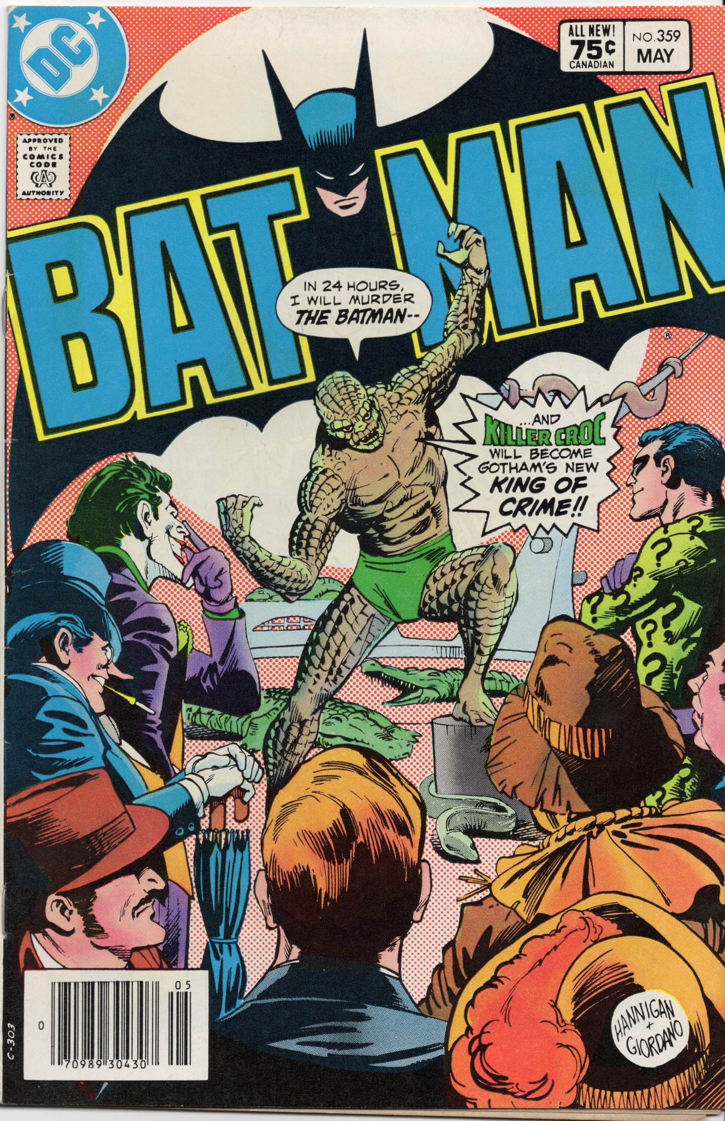 Batman issue 359, front cover