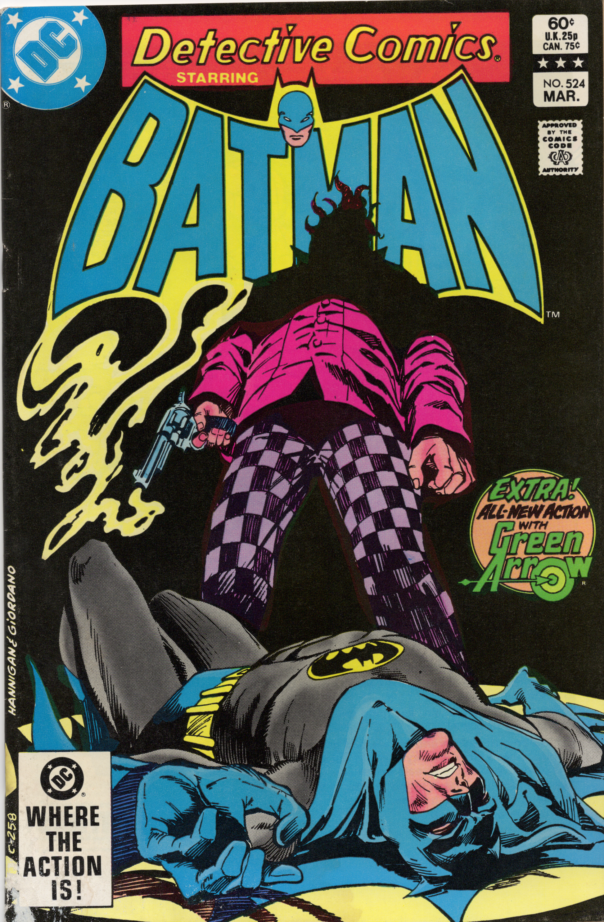 Detective Comics issue 524, front cover