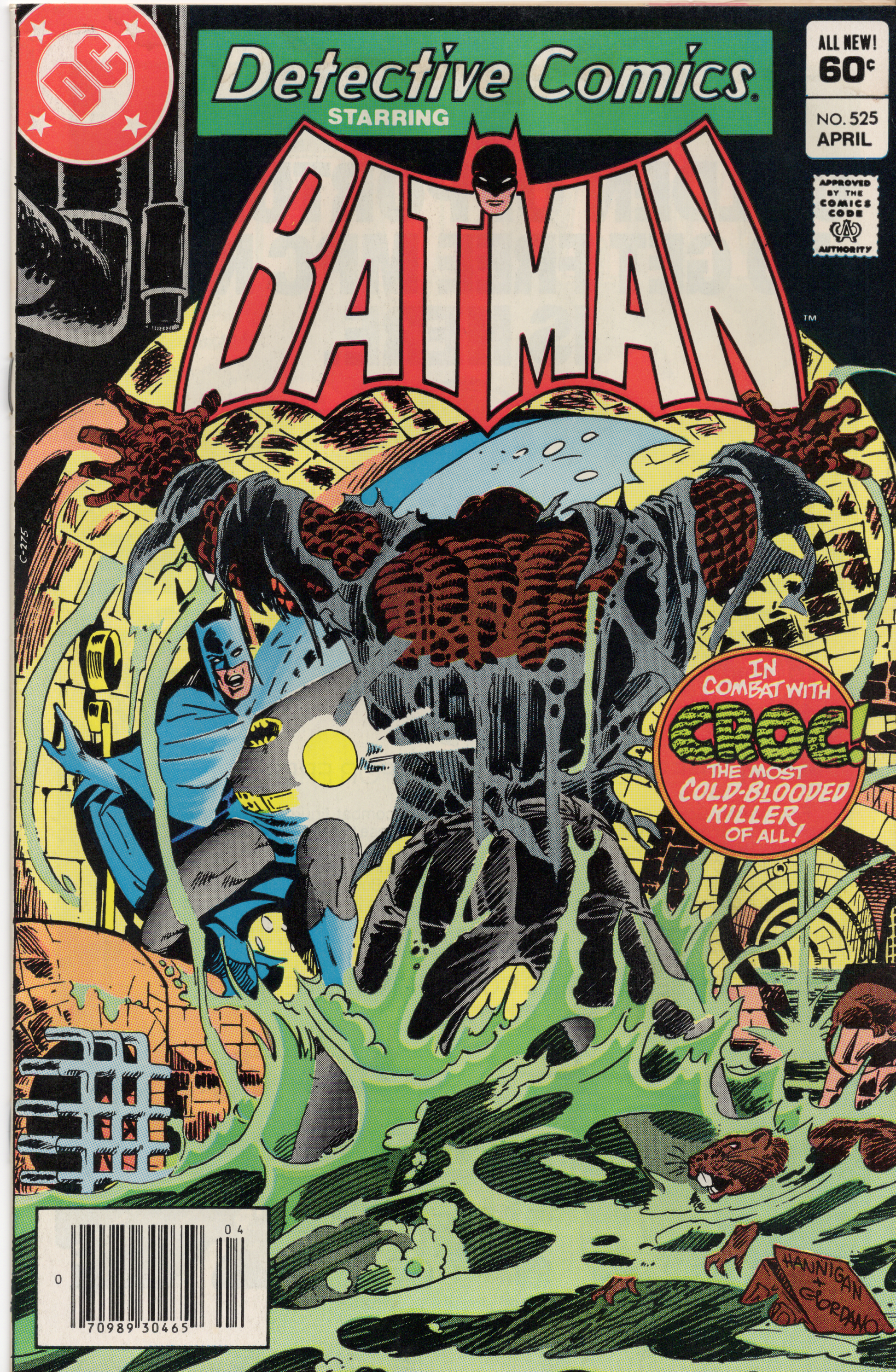 Detective Comics issue 525, front cover