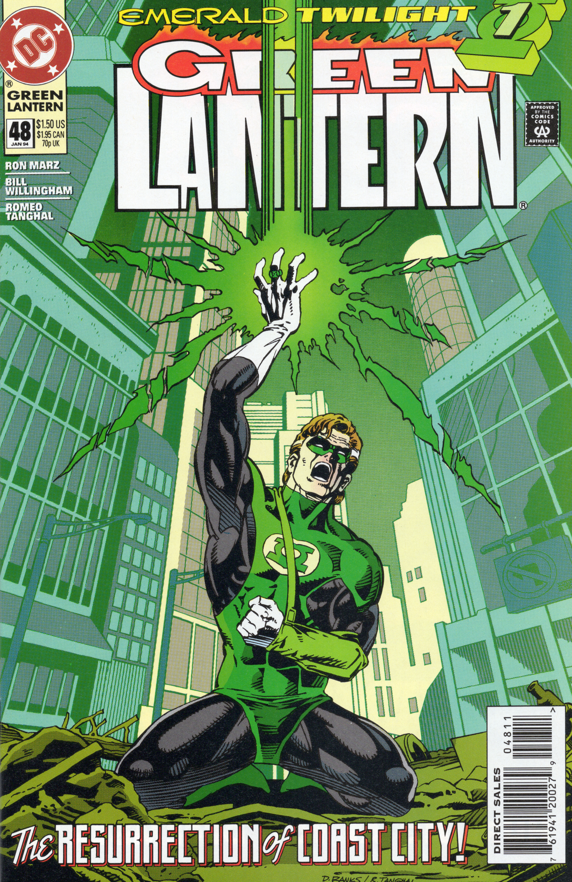 Green Lantern issue 48, front cover