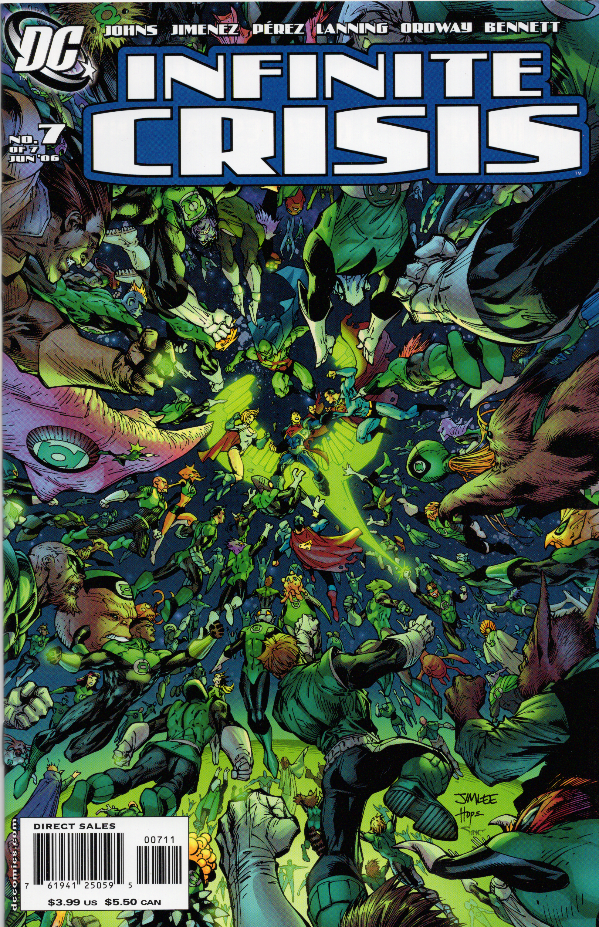 Infinite Crisis #7 (Jim Lee variant)