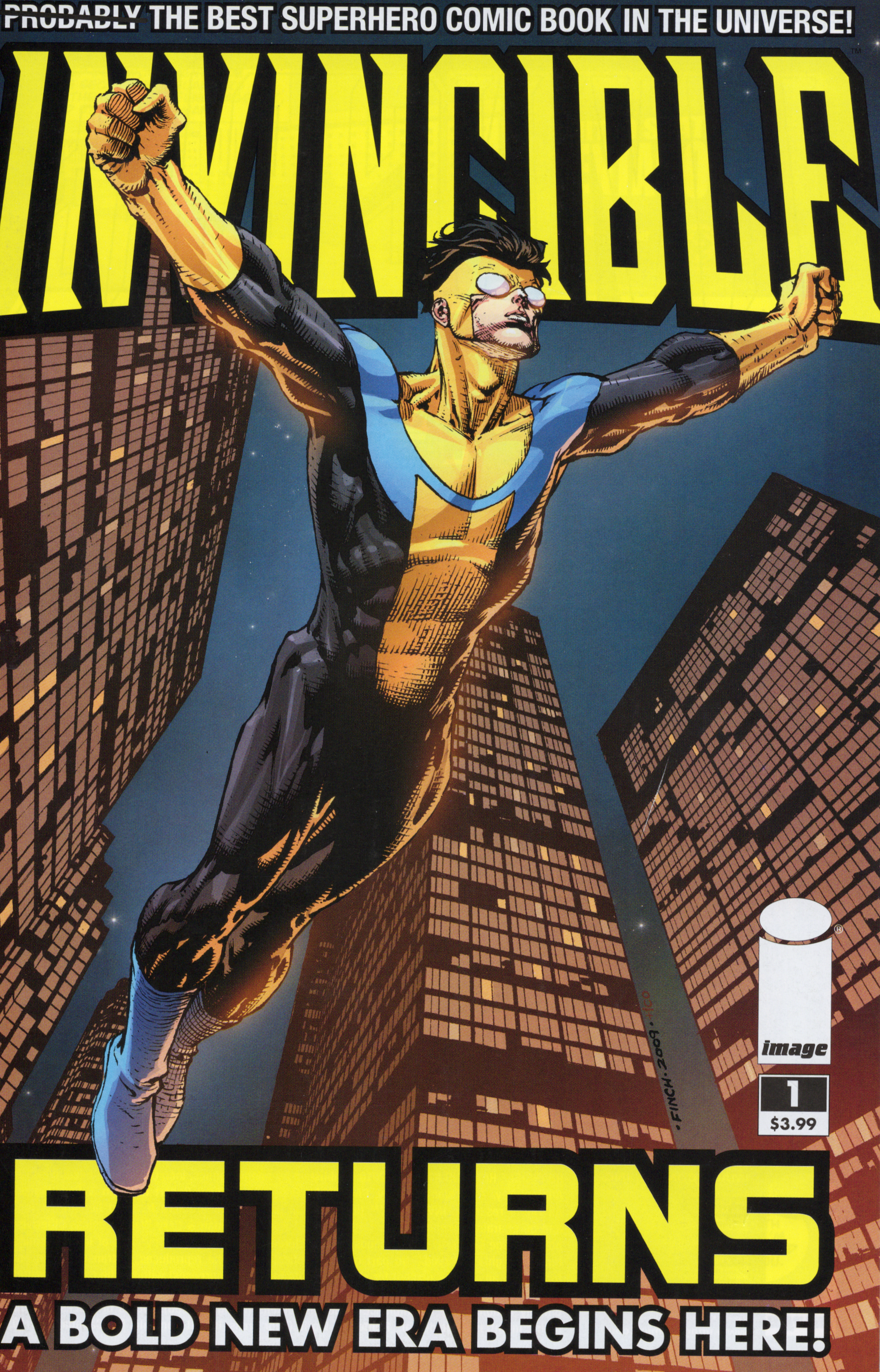 Invincible Returns 1 comic book, front view