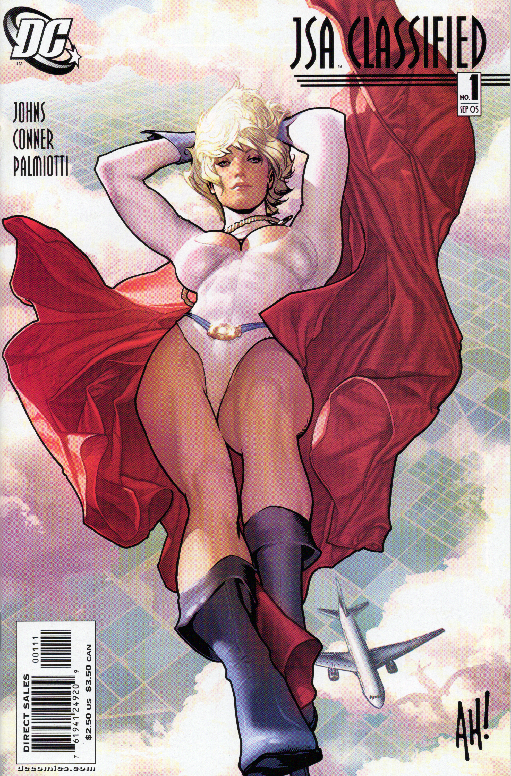 JSA Classified 1 Adam Hughes Variant, front view