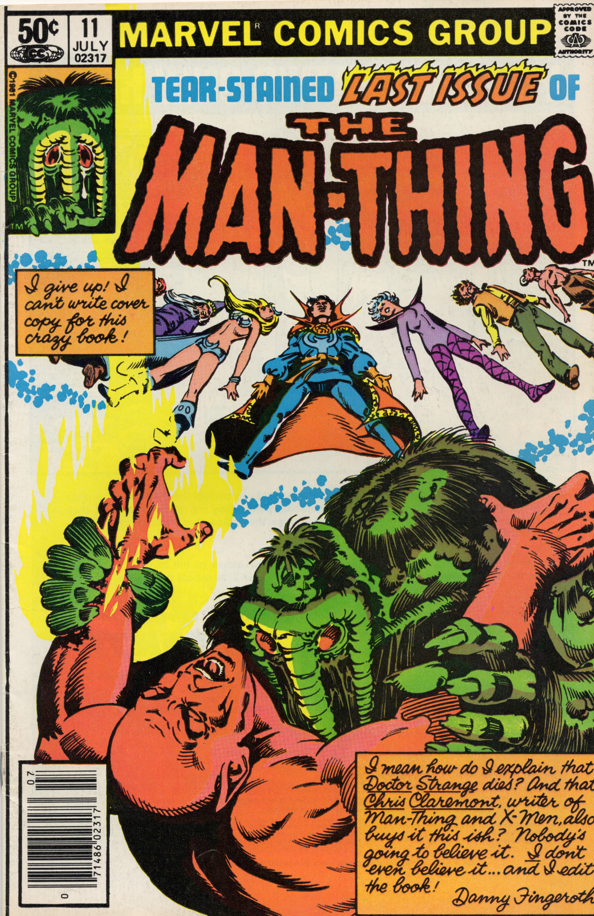 Man-Thing Vol.2 #11 (Newsstand Edition)