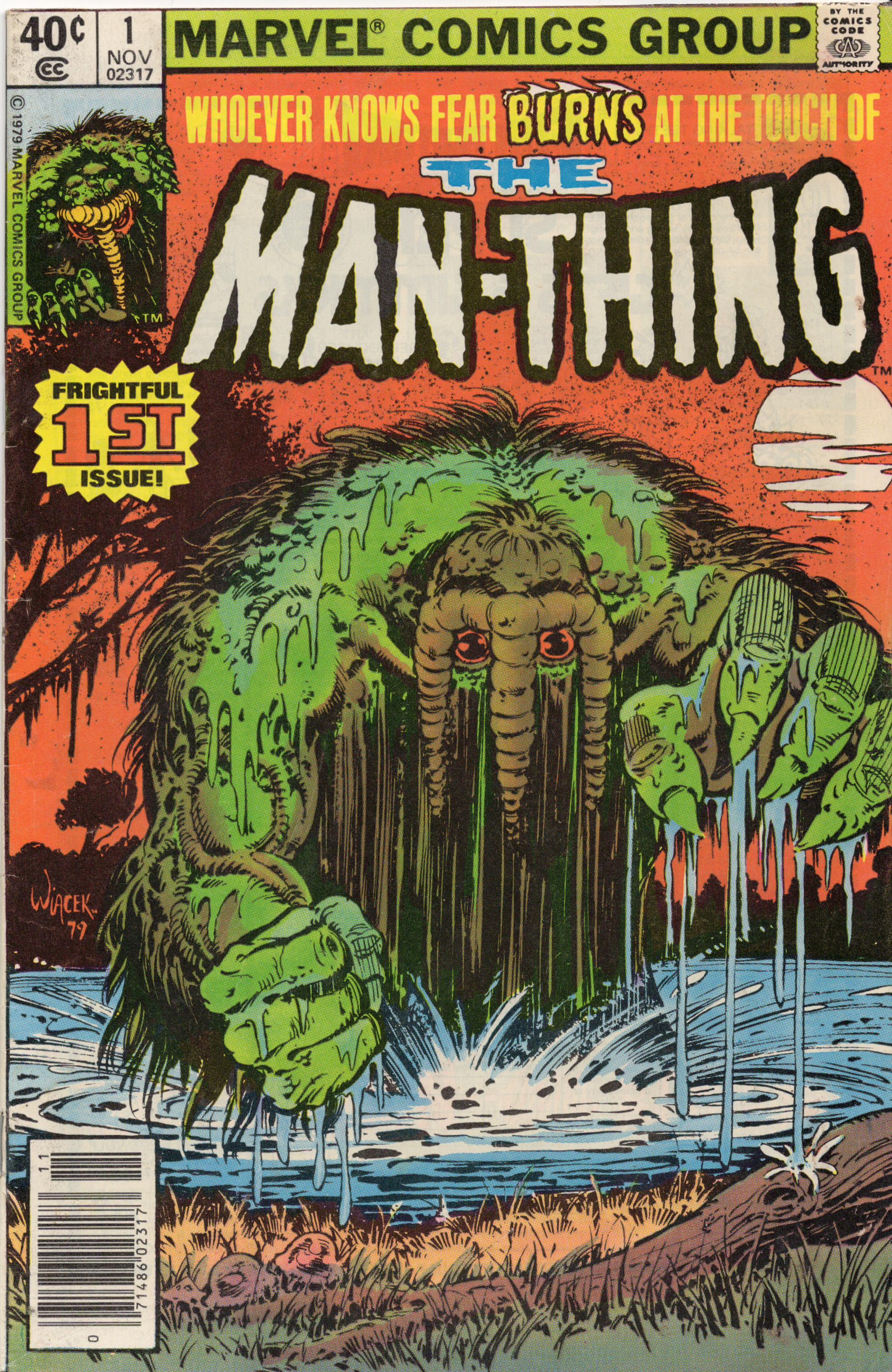 Man-Thing Vol.2 #1 (Newsstand Edition)