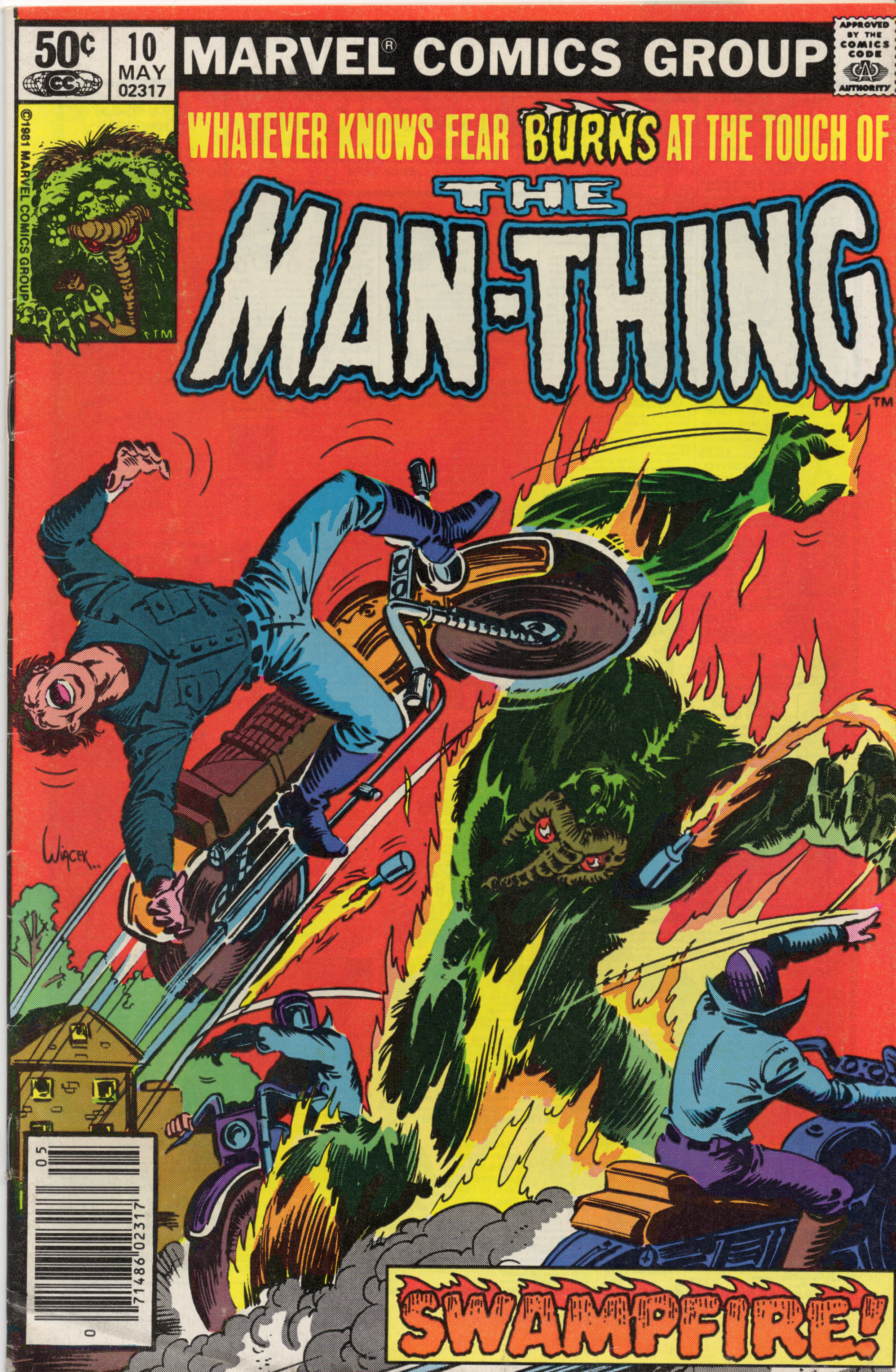 Man-Thing Vol.2 #10 (Newsstand Edition)