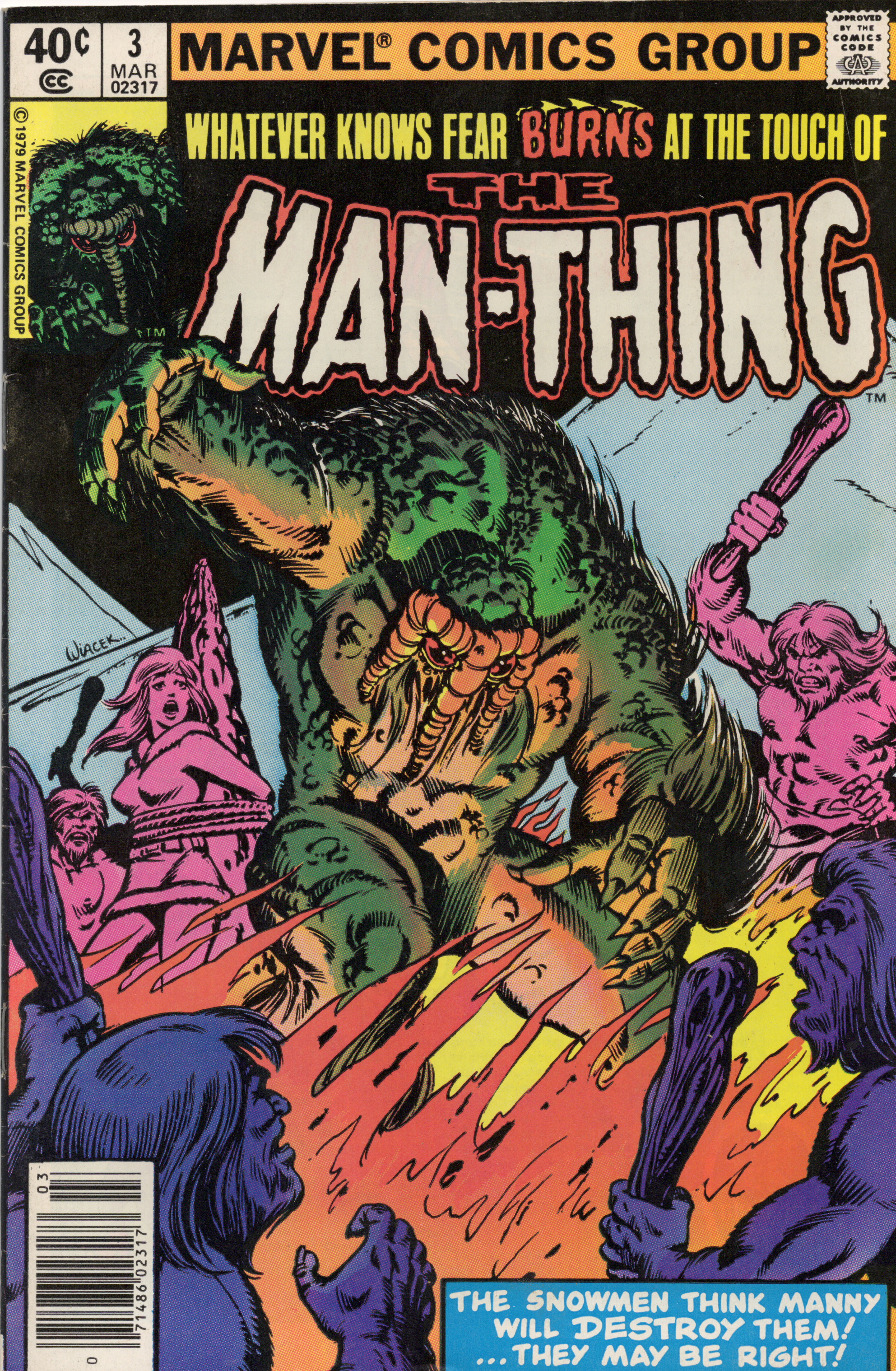 Man-Thing Vol.2 #3 (Newsstand Edition)