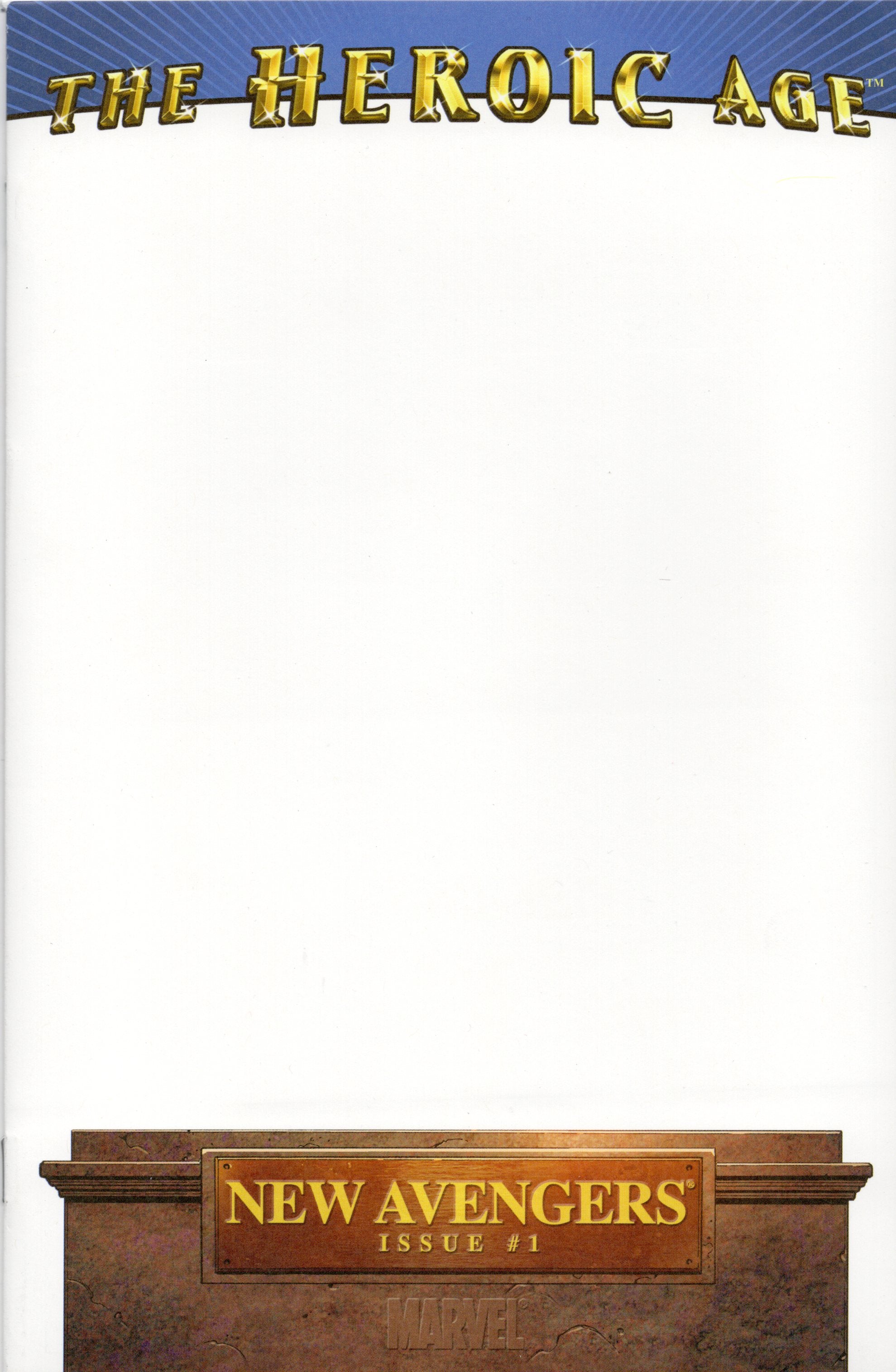 New Avengers Vol.2 #1 (Blank Sketch Variant)