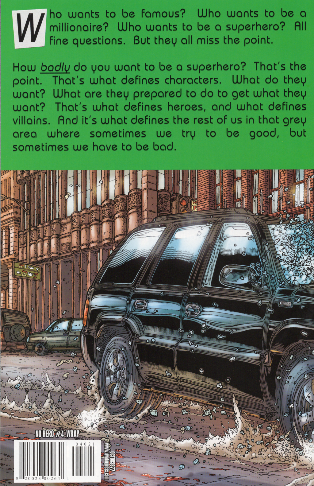 No Hero #4 (Wrap Variant)