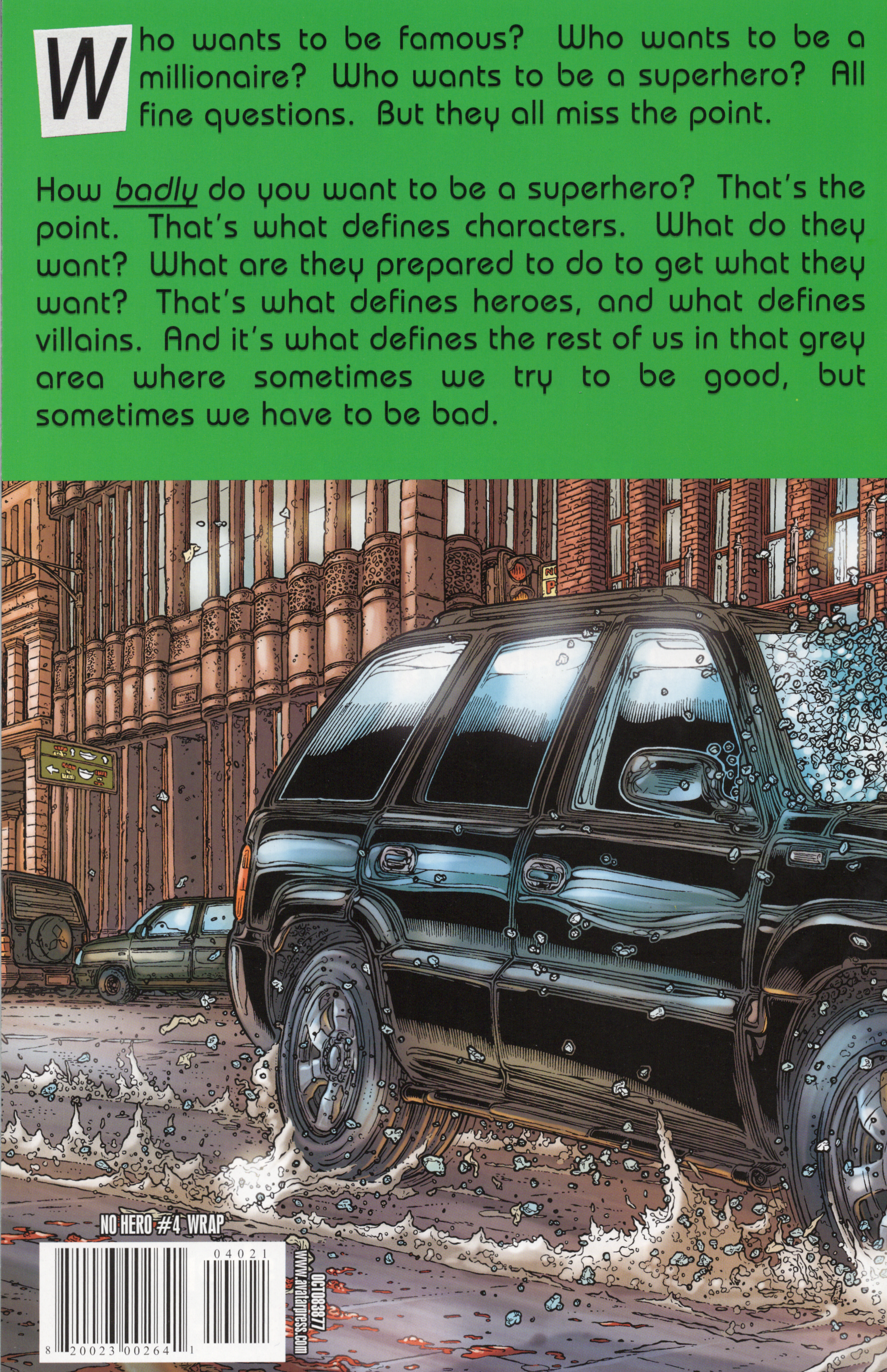 No Hero #4 (Wrap Variant)