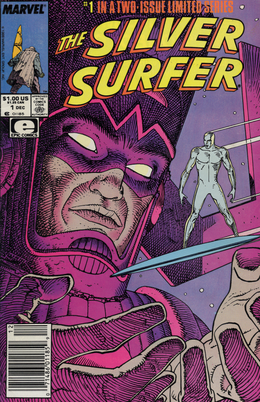 Silver Surfer Volume 4 issue 1 comic book, front view