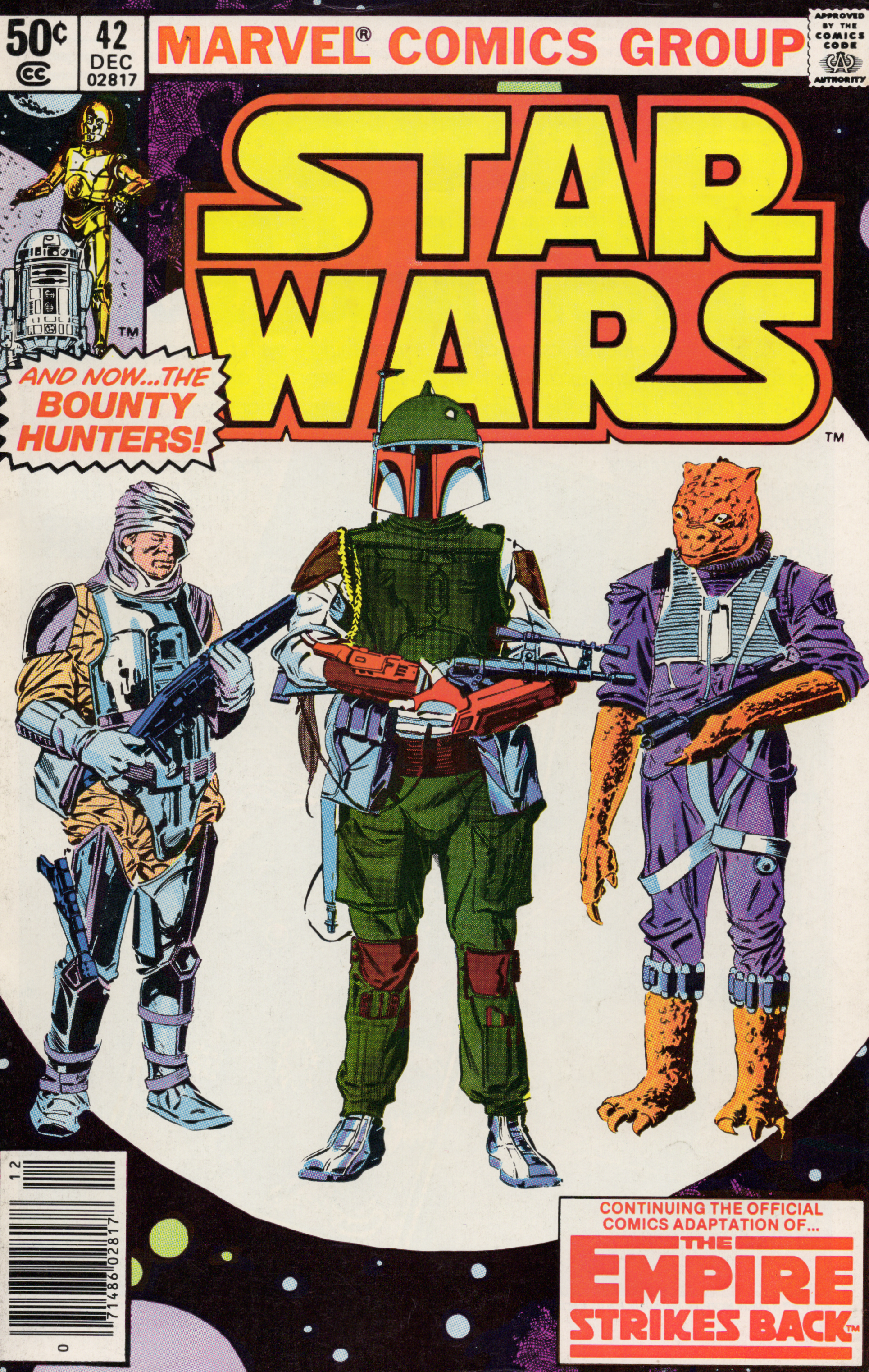 Star Wars 42 newsstand edition comic book, front view