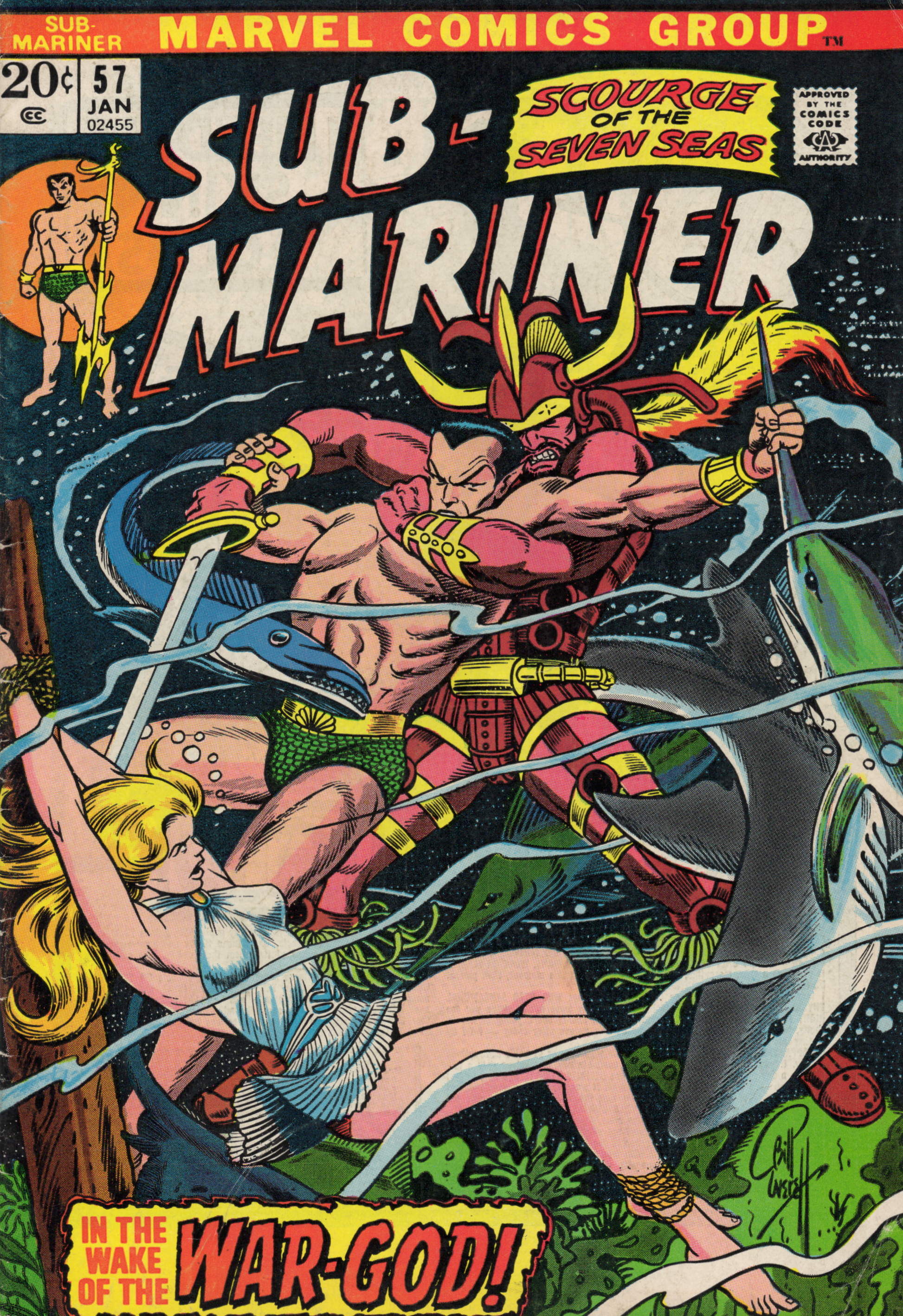 Sub-Mariner 57 volume 1 comic book, front view