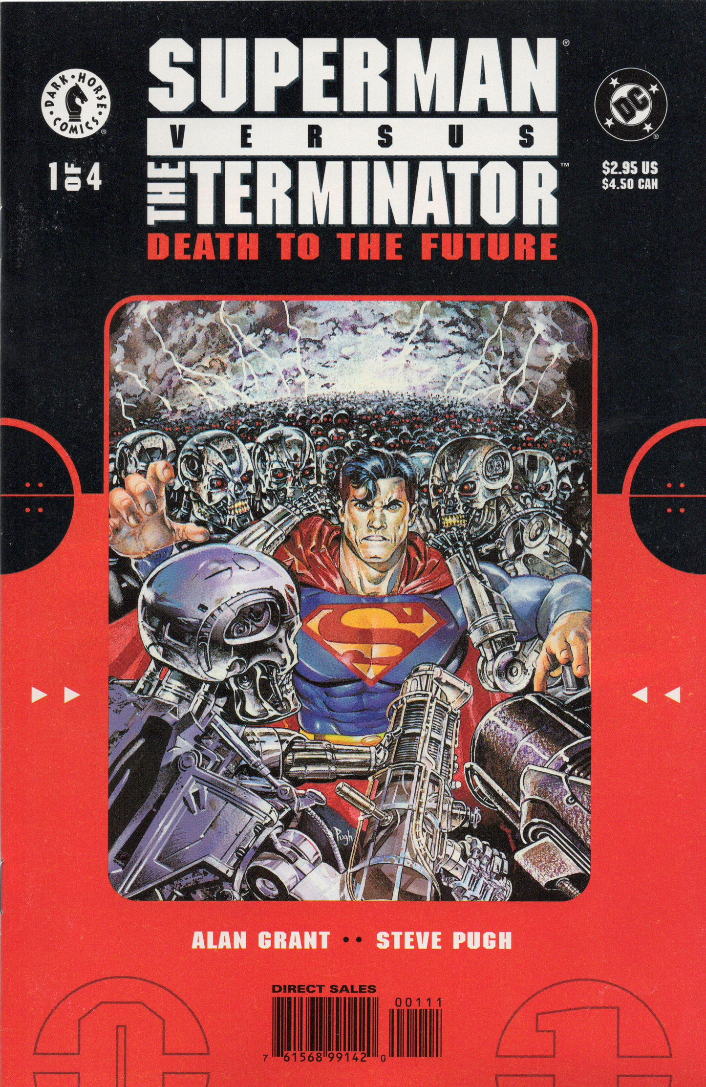 Superman Versus Terminator issue 1, front view