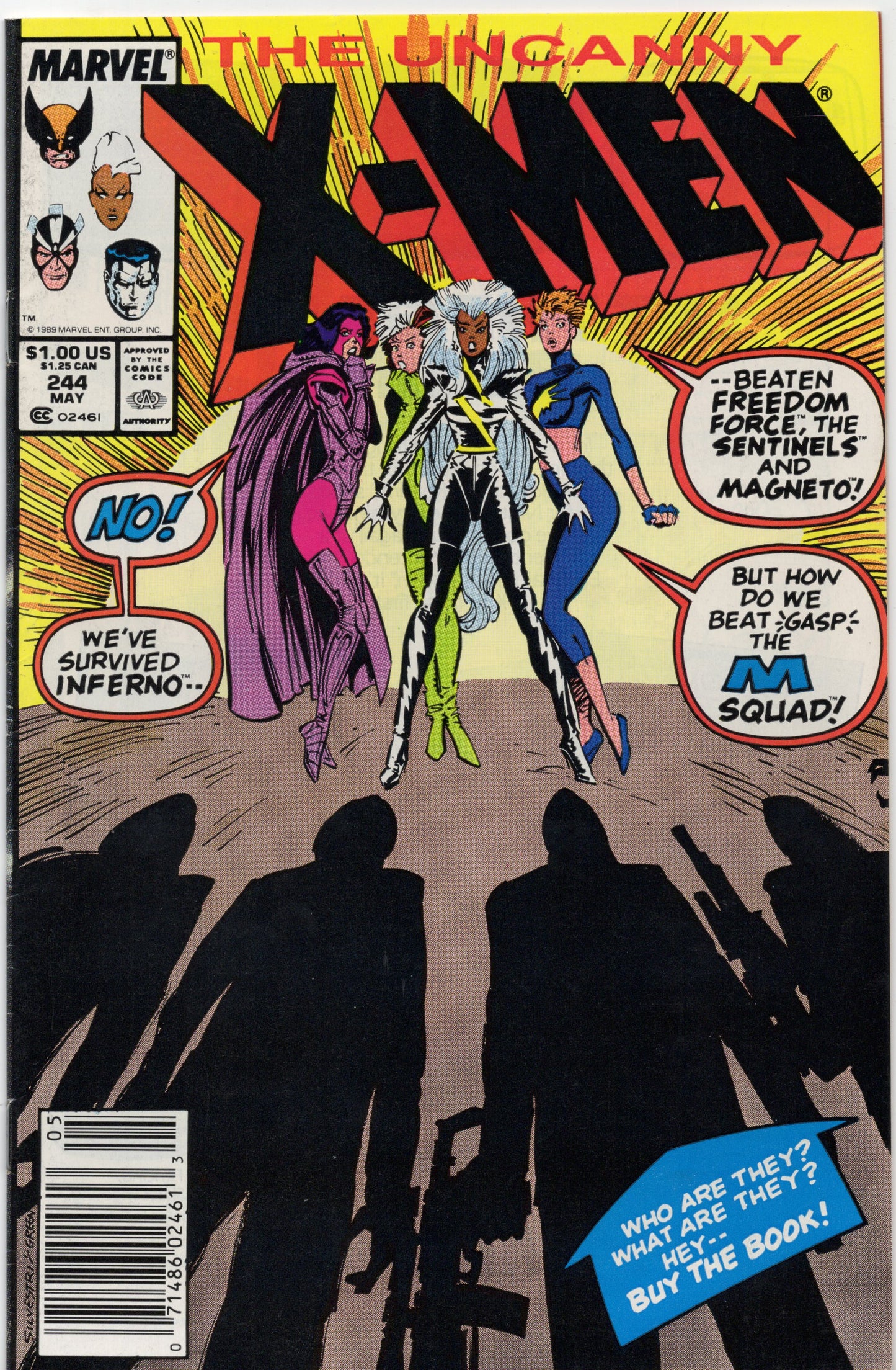 Uncanny X-Men #244 (Newsstand)